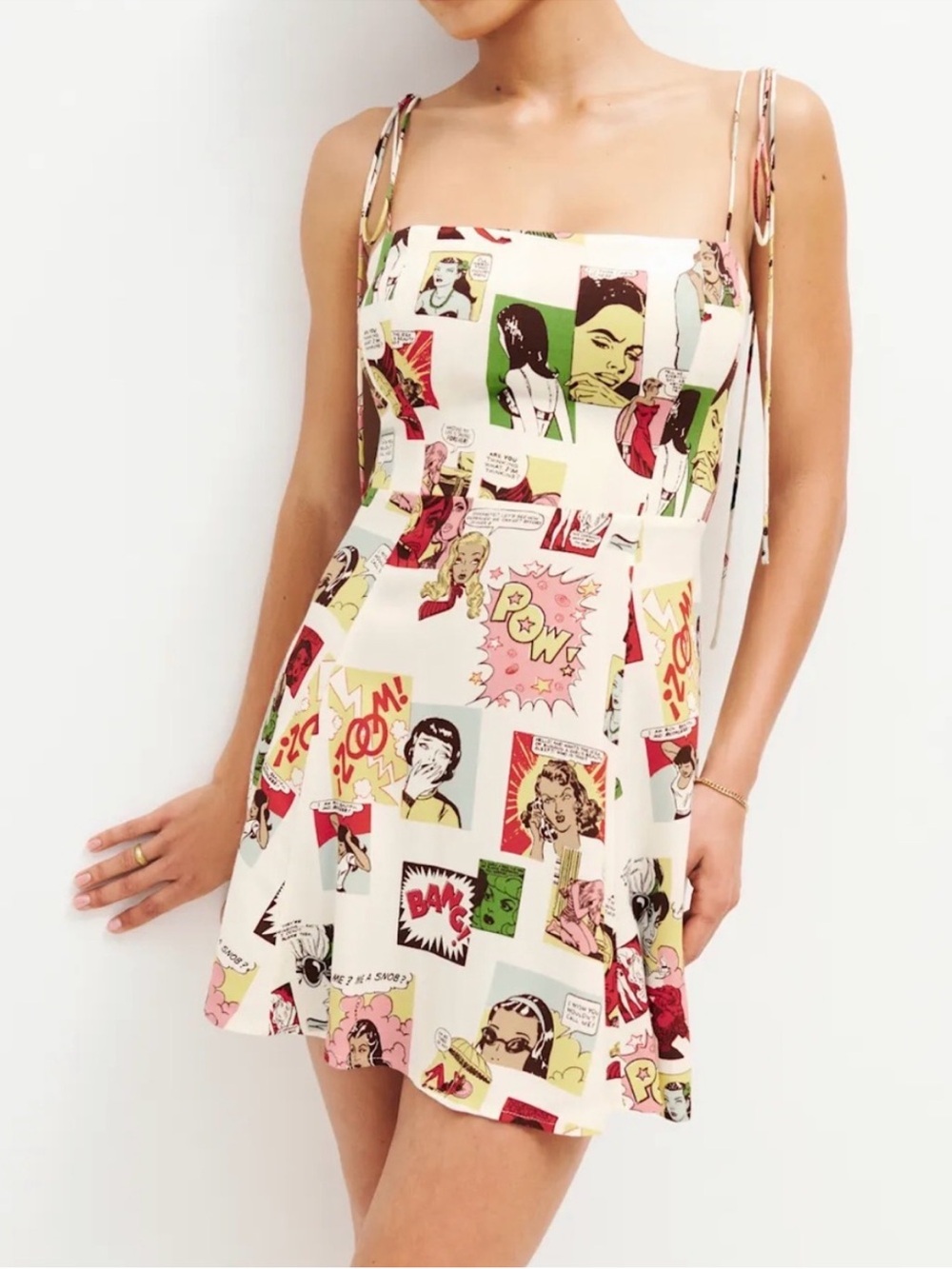 Reformation Presley Dress in Comic - New With Tags